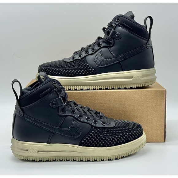 Nike Lunar Force 1 Duckboot Black Neutral Olive Size 9 DZ5320 001
